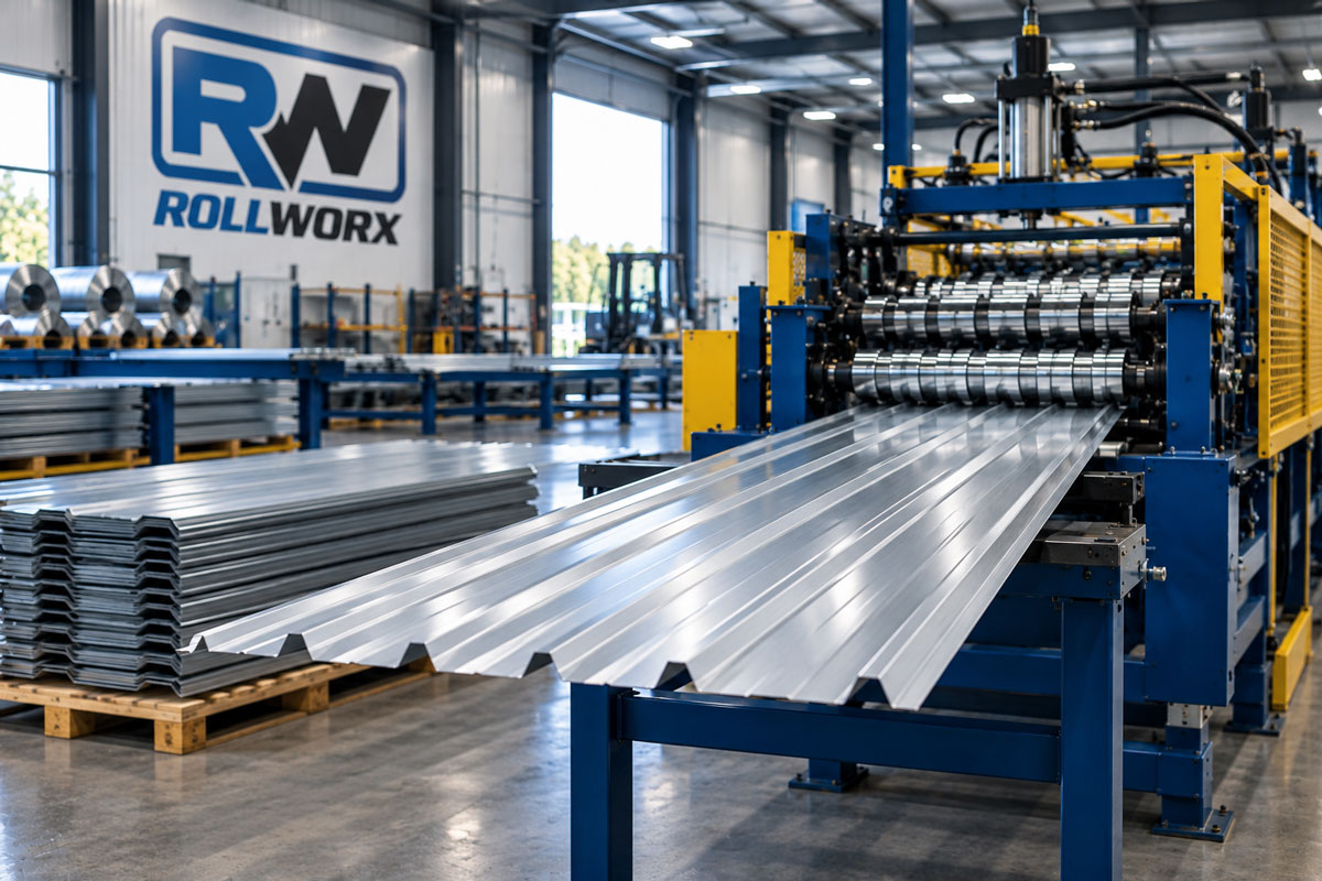 roll worx roll forming equipment metal panels